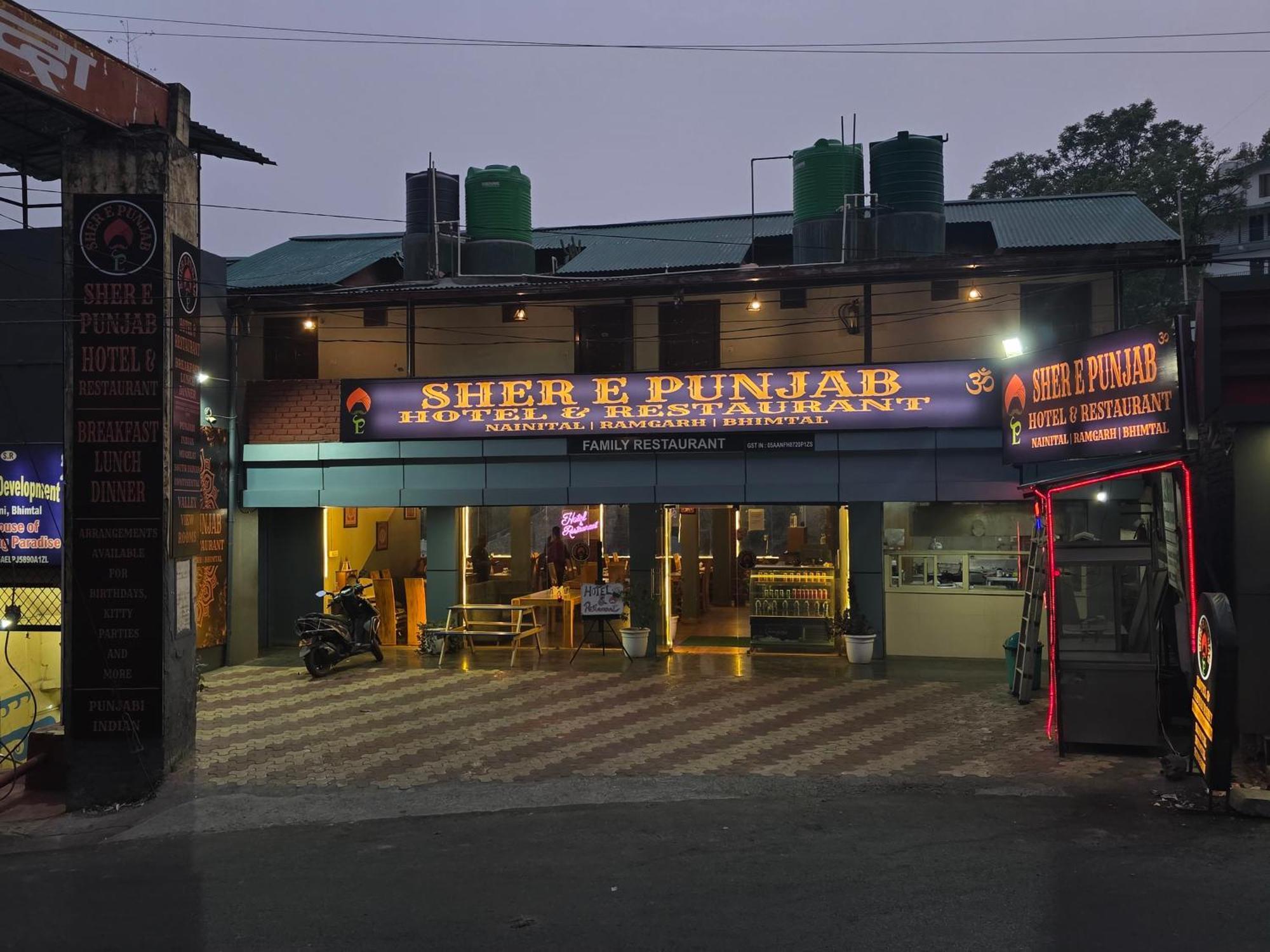 Sher E Punjab Hotel Bhīm Tāl Buitenkant foto